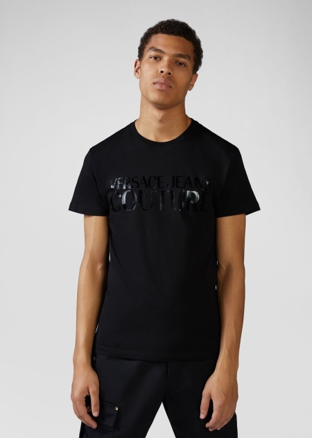 Versace Logo Cotton T-shirt Herr - 261537MFC